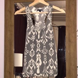 American eagle Gray printed tank top